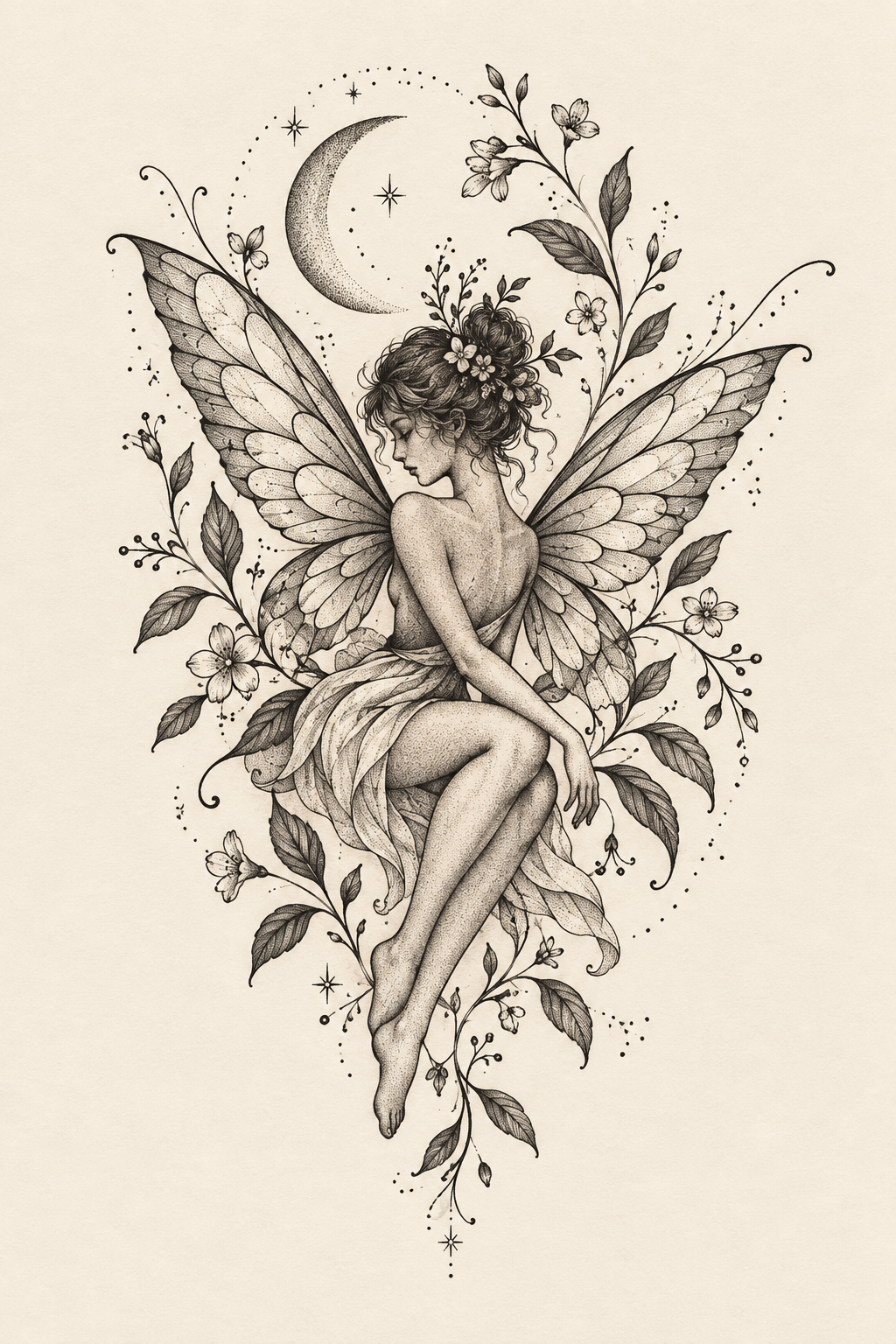 fairy tattoo idea 9