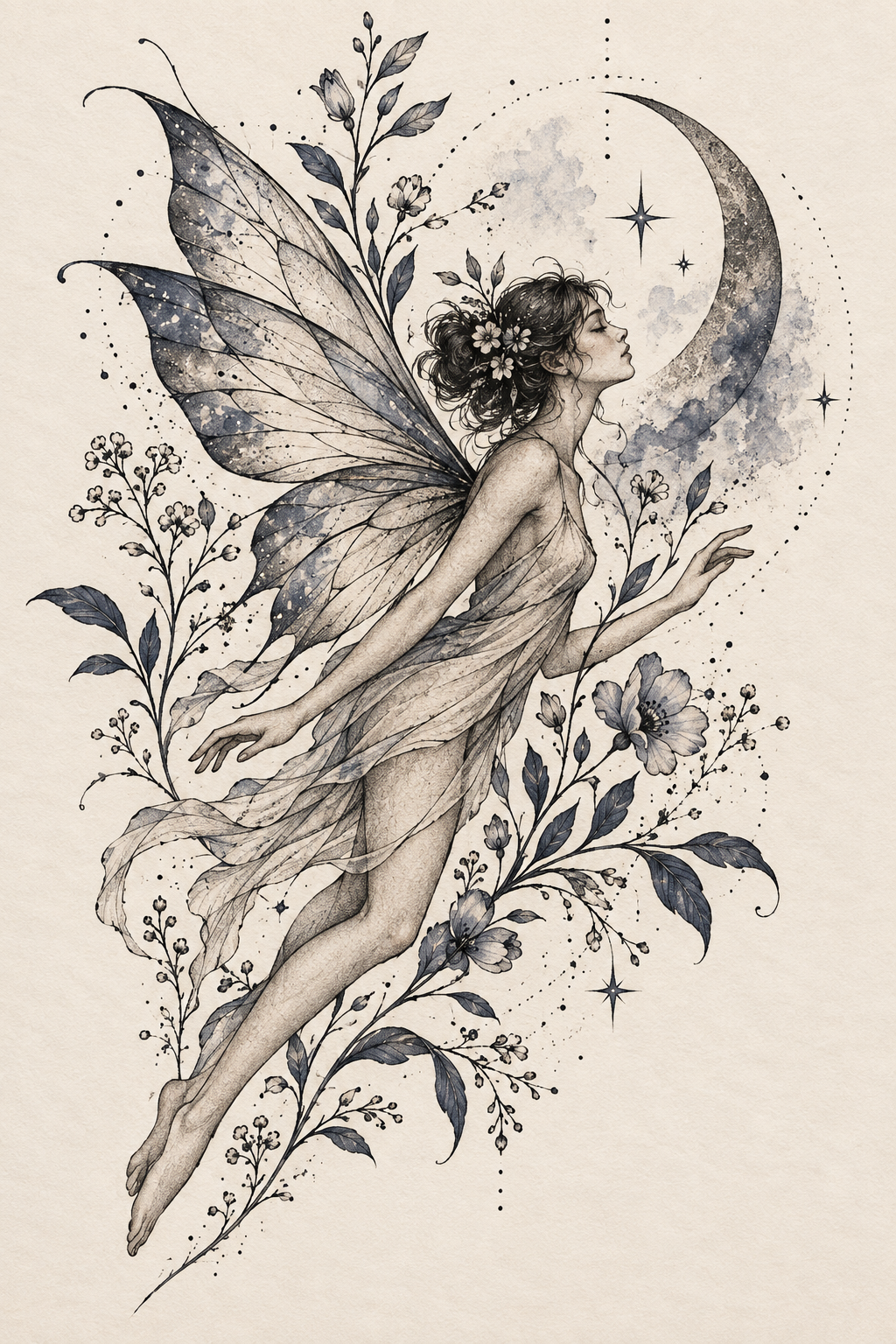 fairy tattoo idea 15