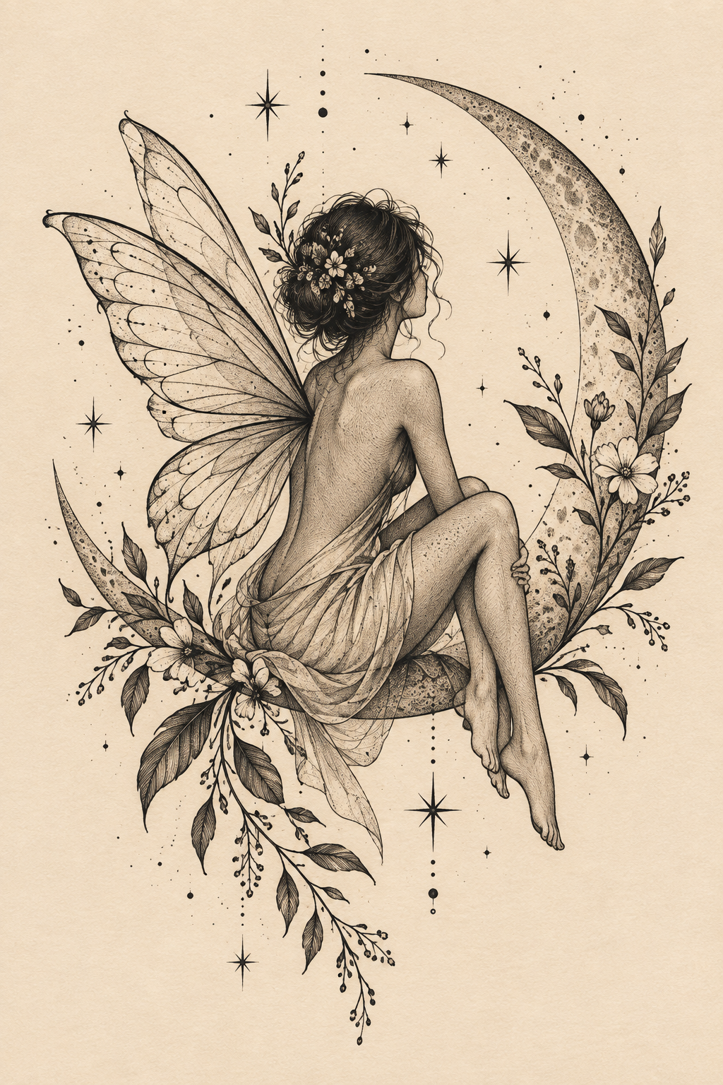 fairy tattoo idea 16