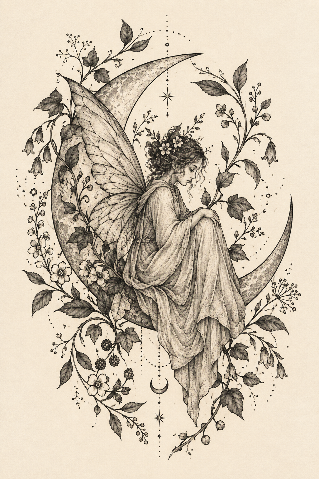 fairy tattoo idea 17