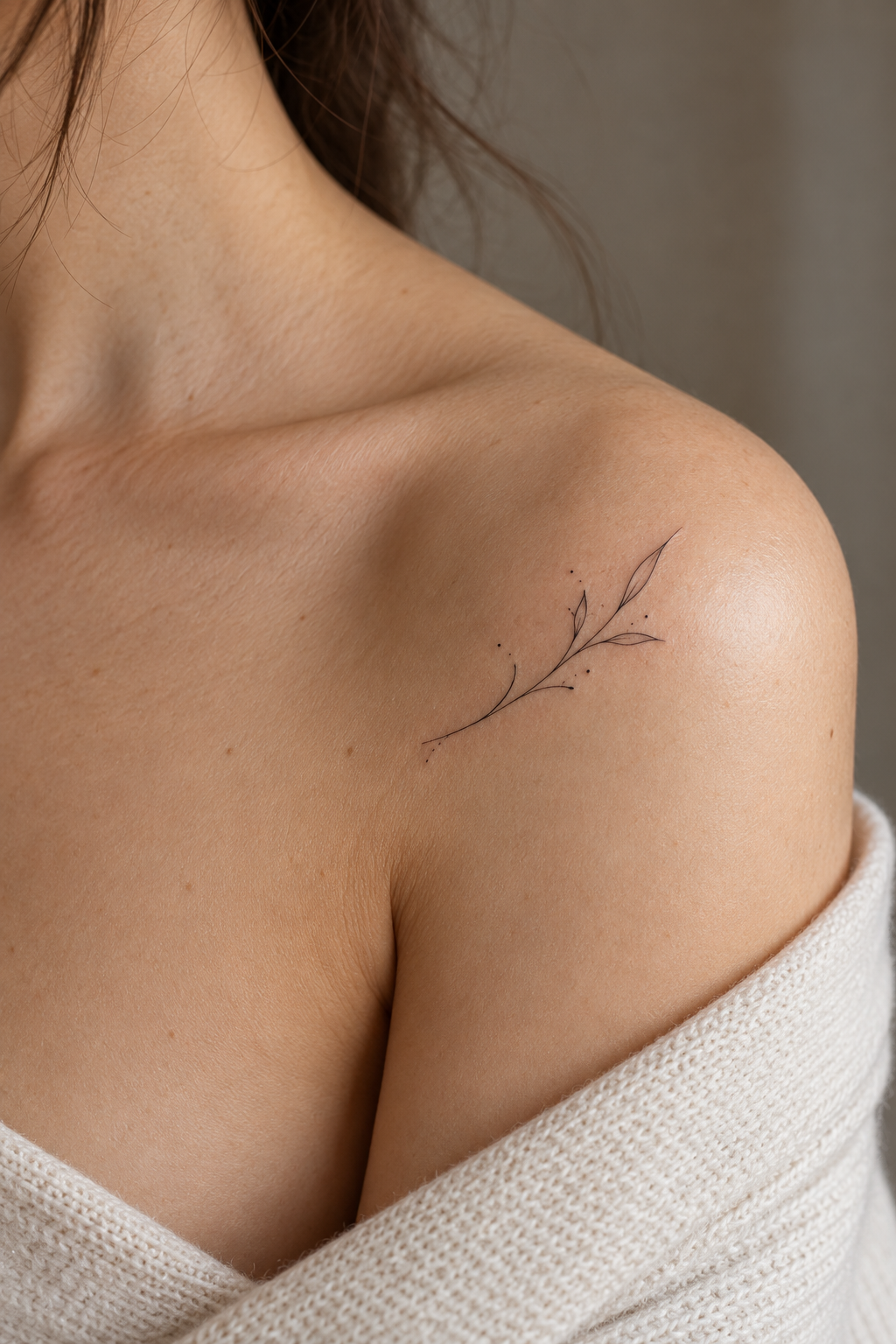 Tiny Meaningful Tattoo Ideas For Women featuring a tiny initial symbol