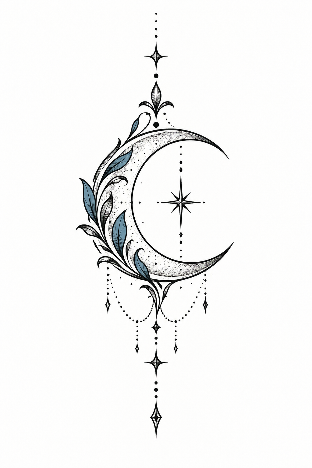 Original wrist crescent small tattoo idea