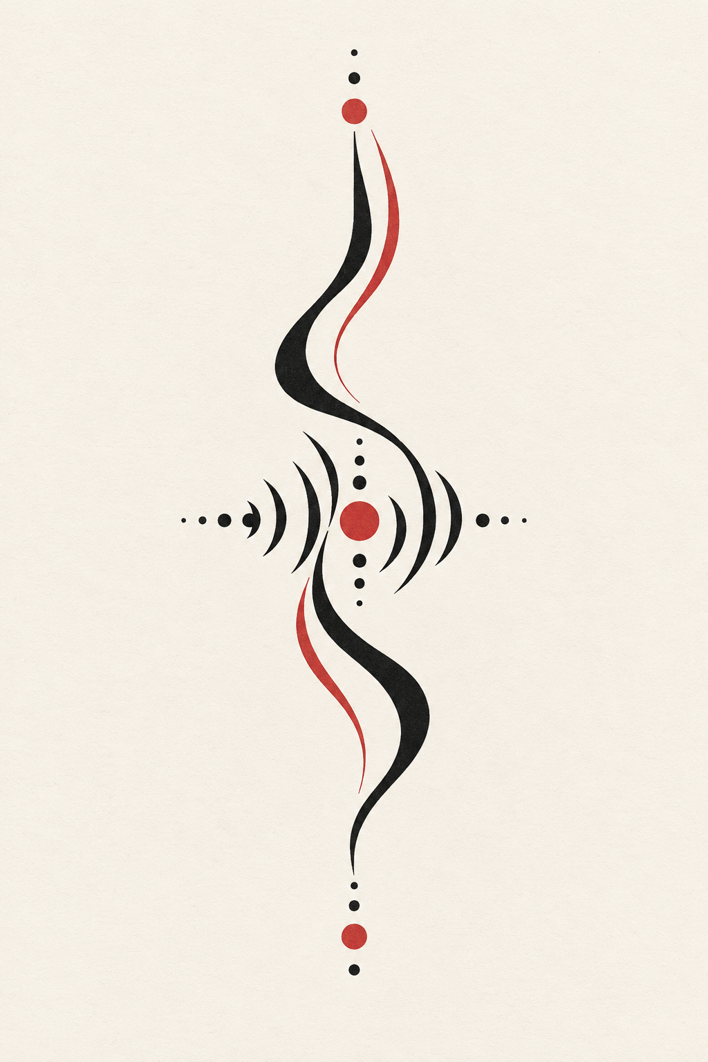 Original simple sound mark small tattoo idea