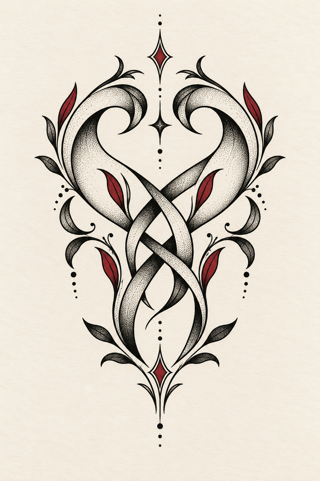 Original personal initial pair small tattoo idea