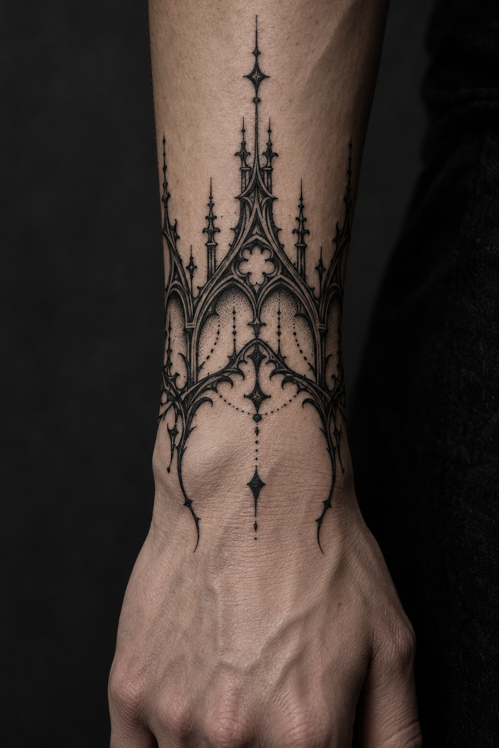 Gothic Wrist Ornament gothic tattoo idea
