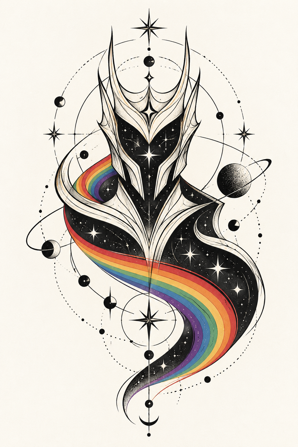 LGBT pride tattoo ideas: Star Wars pride tattoo
