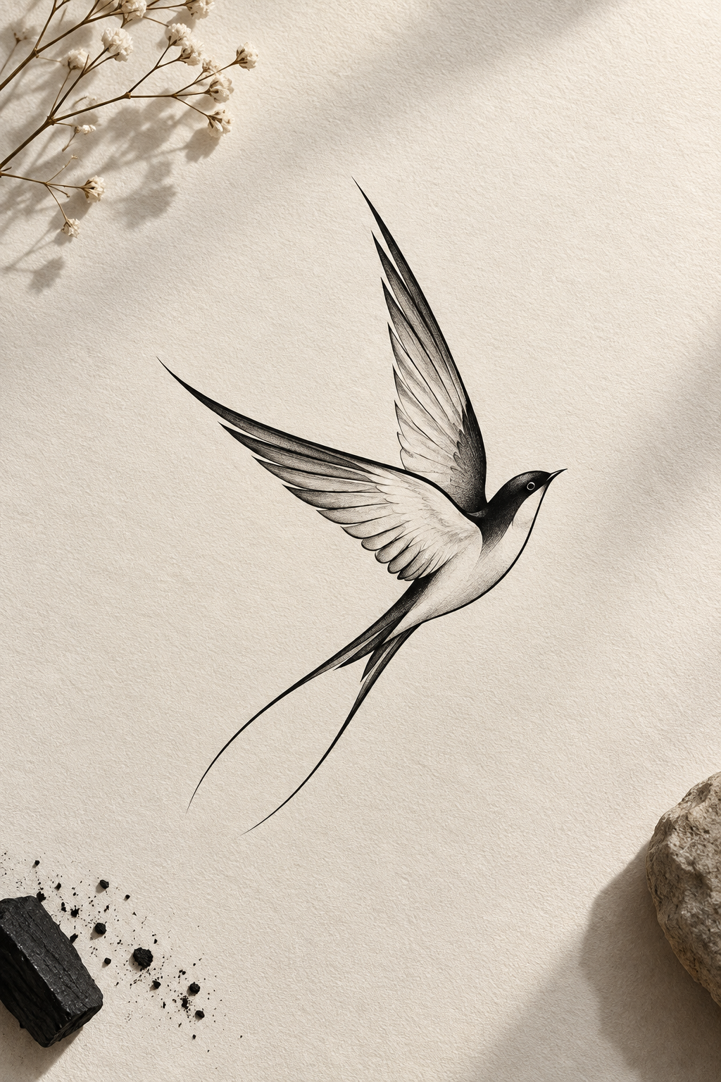 minimalist bird tattoos dove shoulder idea