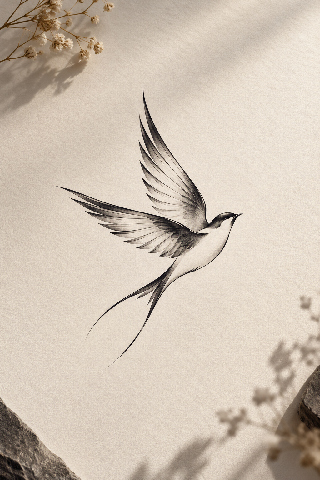 minimalist bird tattoos collarbone idea