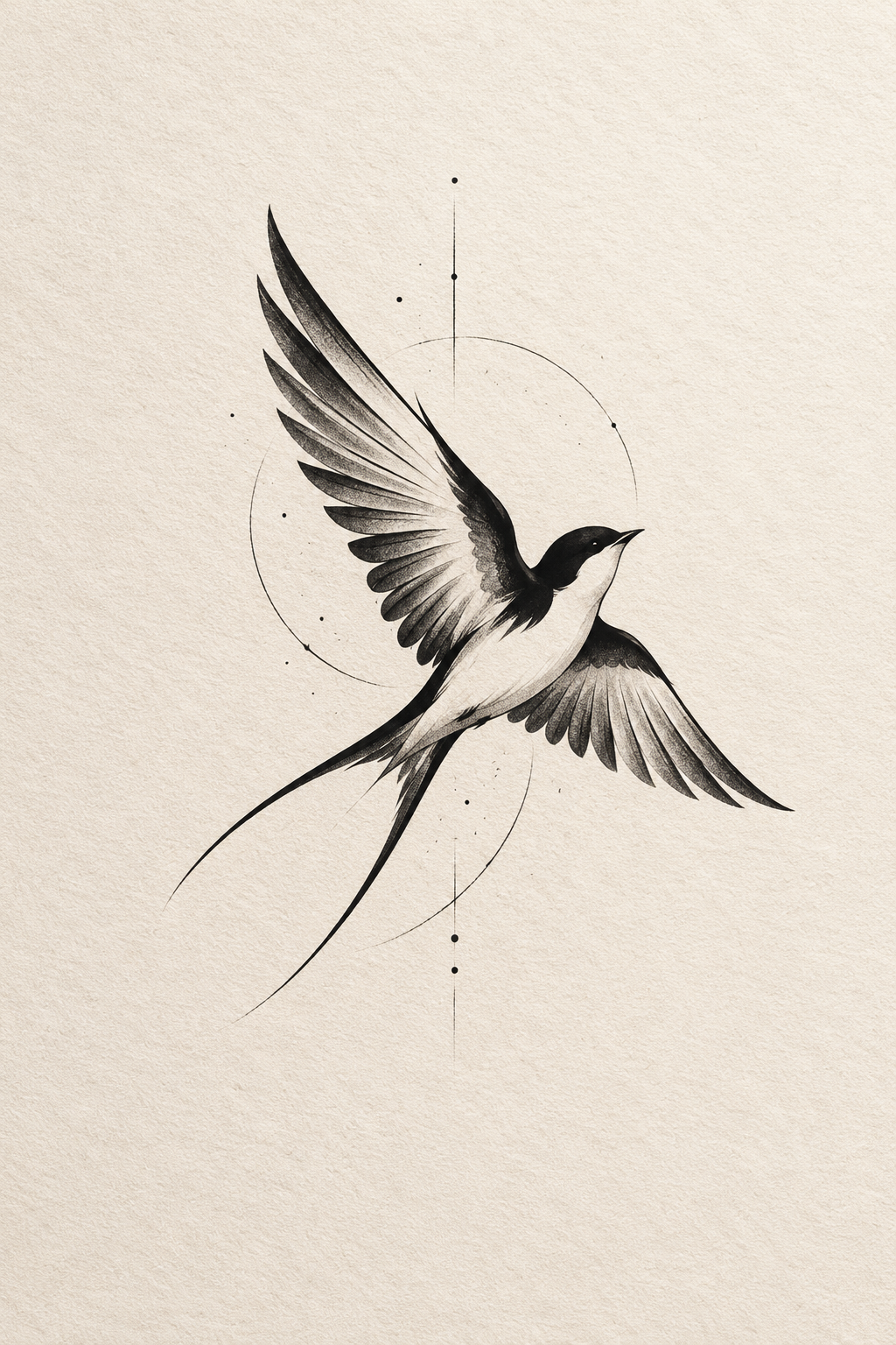 minimalist bird tattoos hummingbird idea