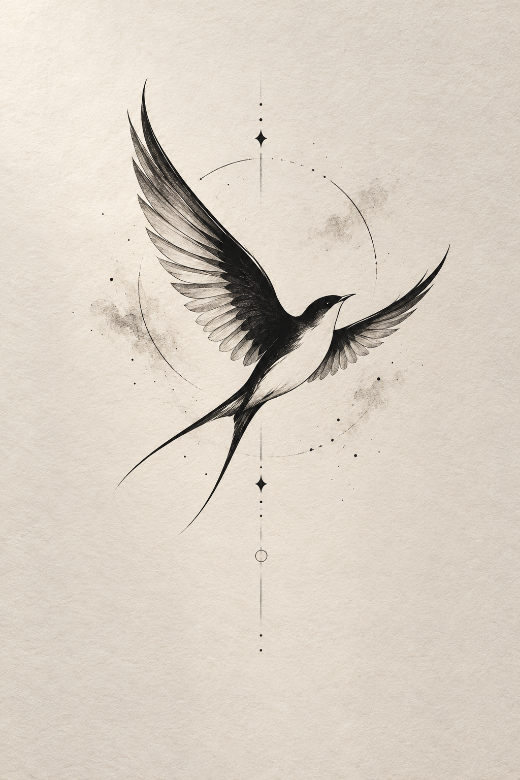 minimalist bird tattoos second ankle idea