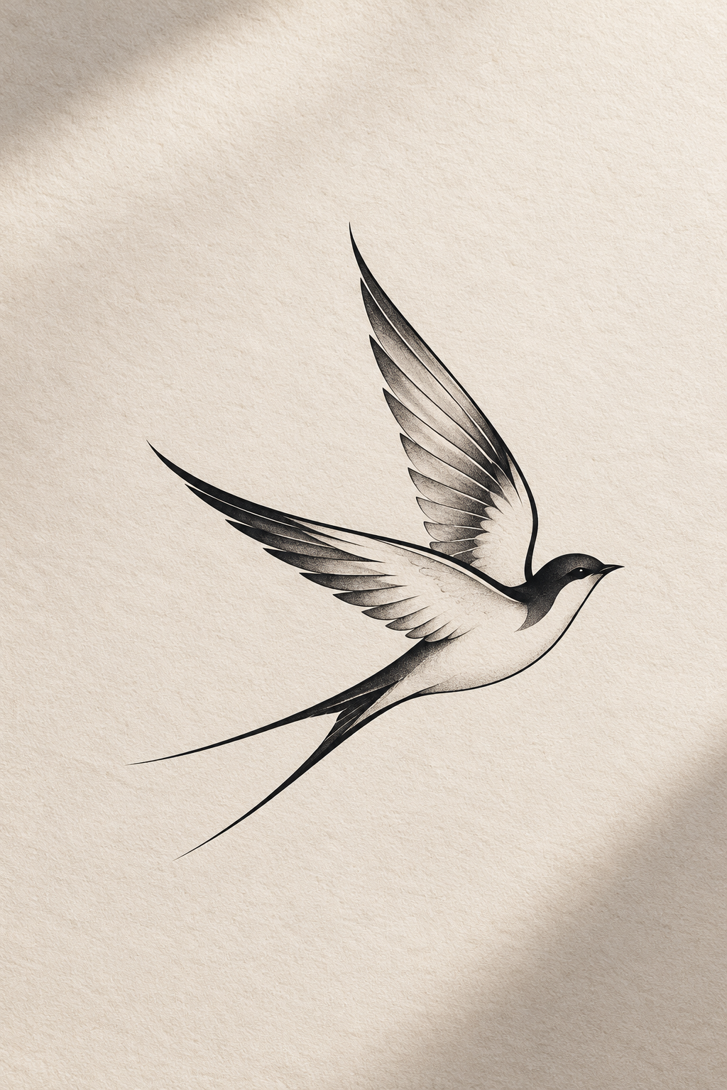 minimalist bird tattoos upper arm idea