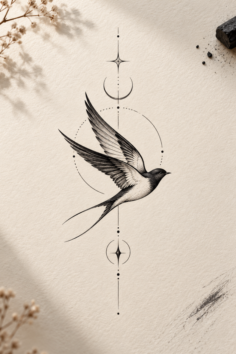 minimalist bird tattoos featured concepts