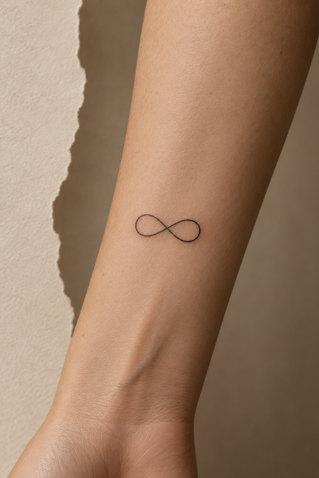 Small Infinity Symbol small girly tattoo idea