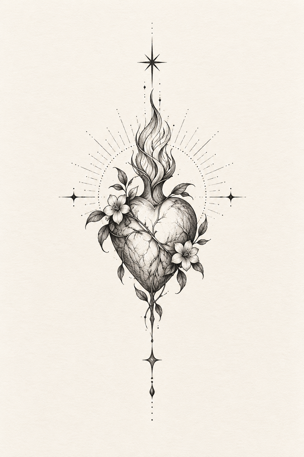 Small Heart small girly tattoo idea