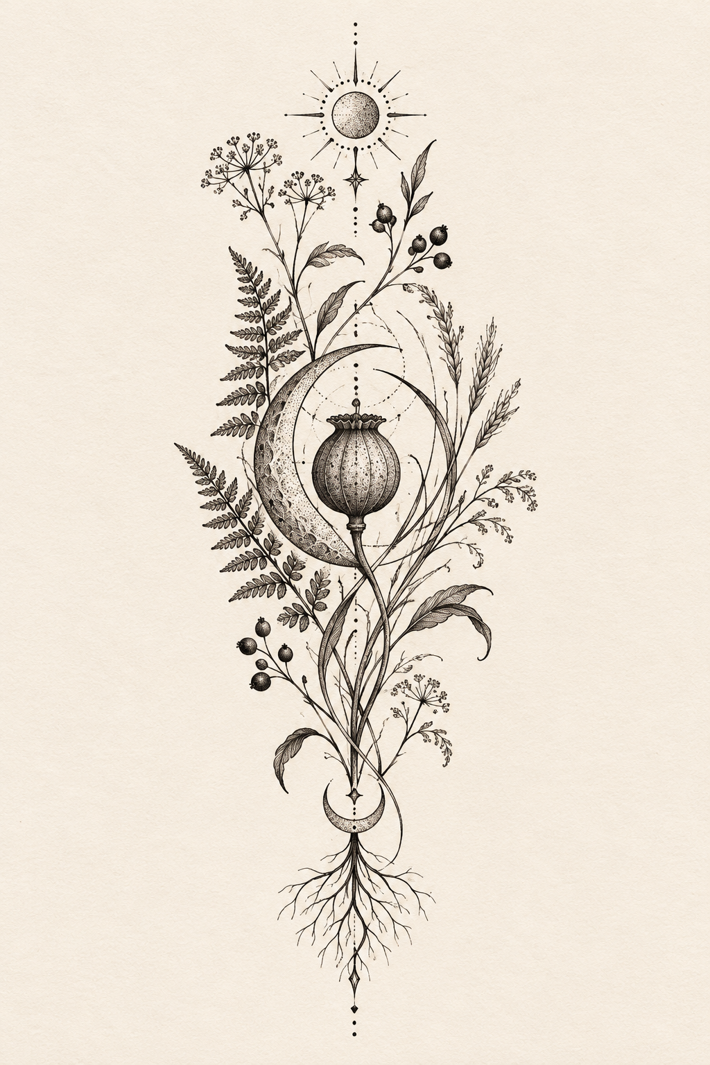 1. Minimal Earth Motif earthy tattoo ideas