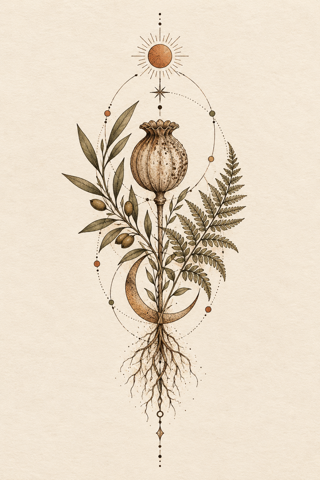 4. Planet Orb earthy tattoo ideas