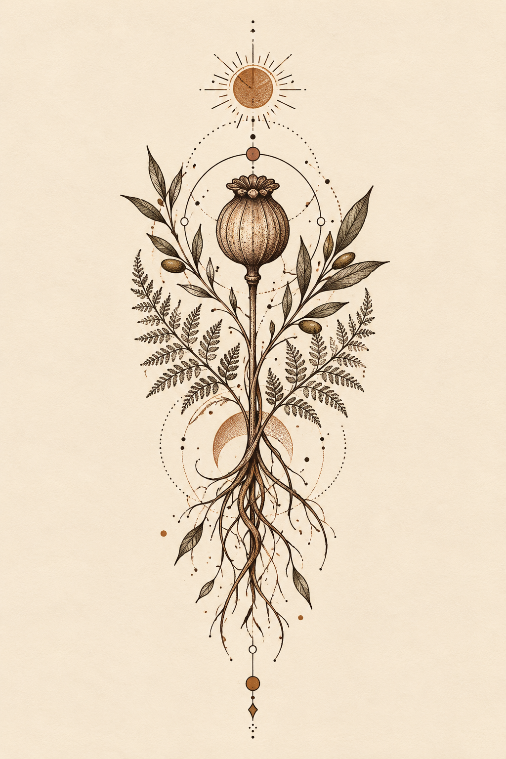 6. Tiny Wrist Botanical earthy tattoo ideas