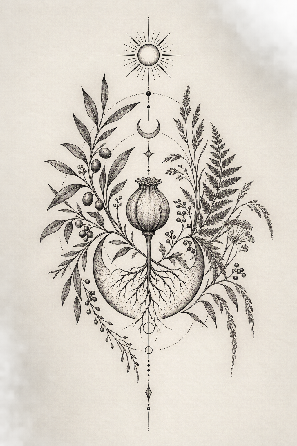 12. Colorful Earthy Ink earthy tattoo ideas