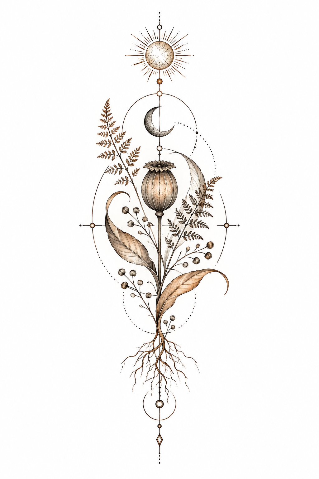 15. Open Book and Mountains earthy tattoo ideas