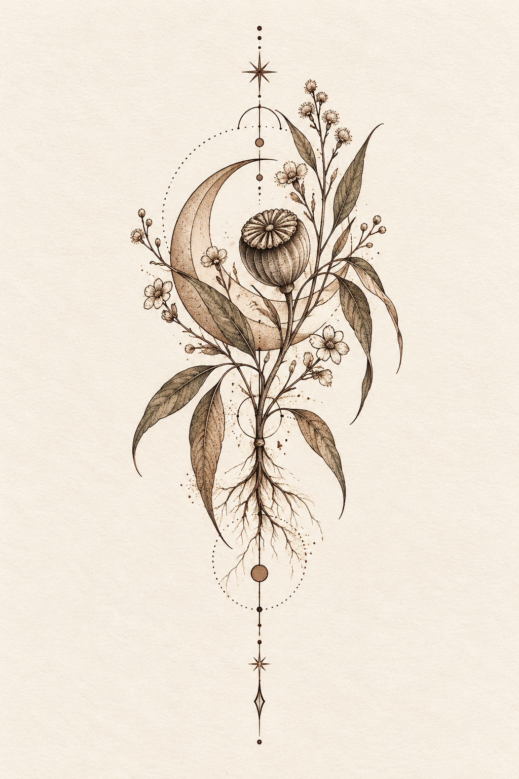 19. Four Elements Compass earthy tattoo ideas
