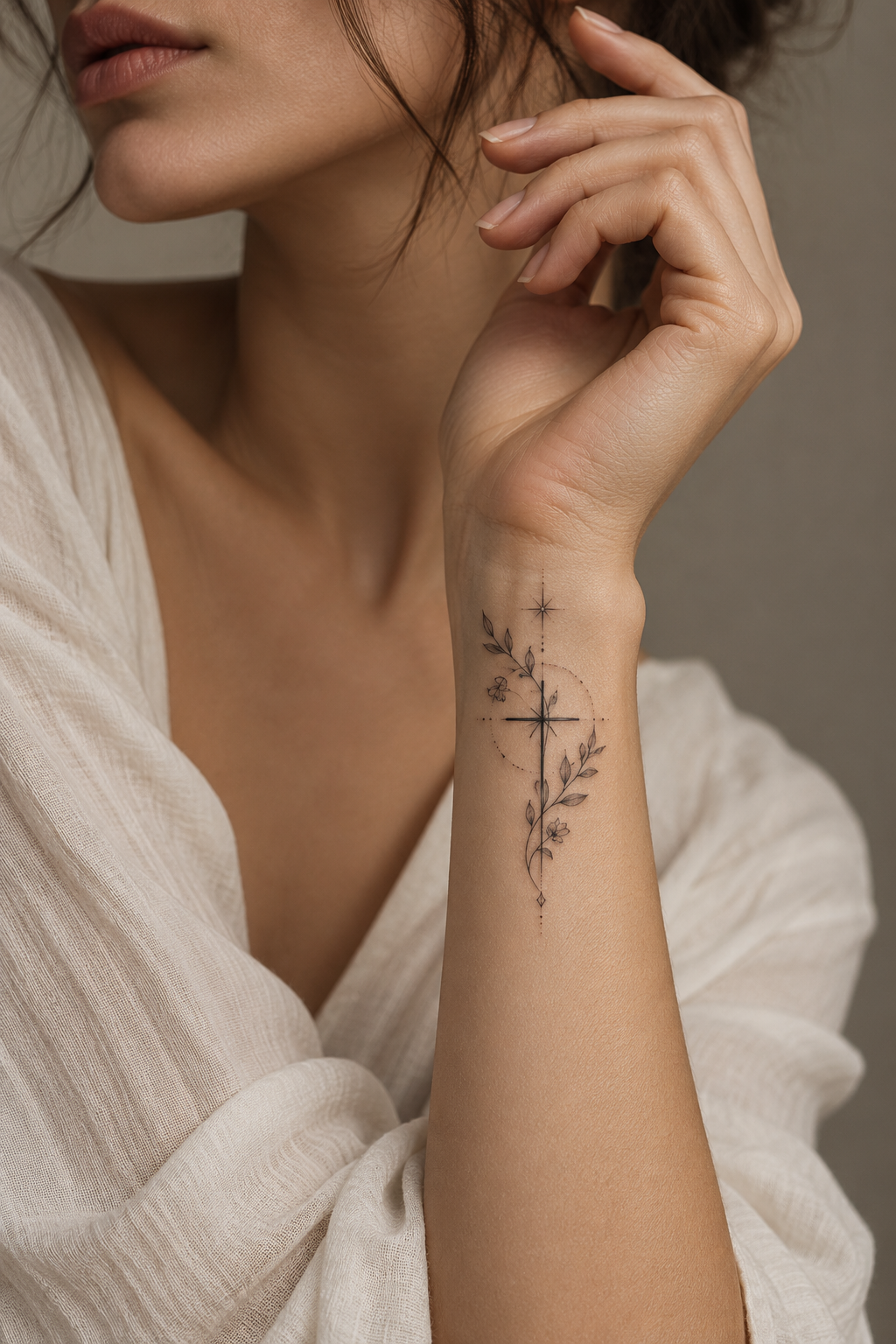 cross tattoo on the wrist small biblical tattoos cross idea