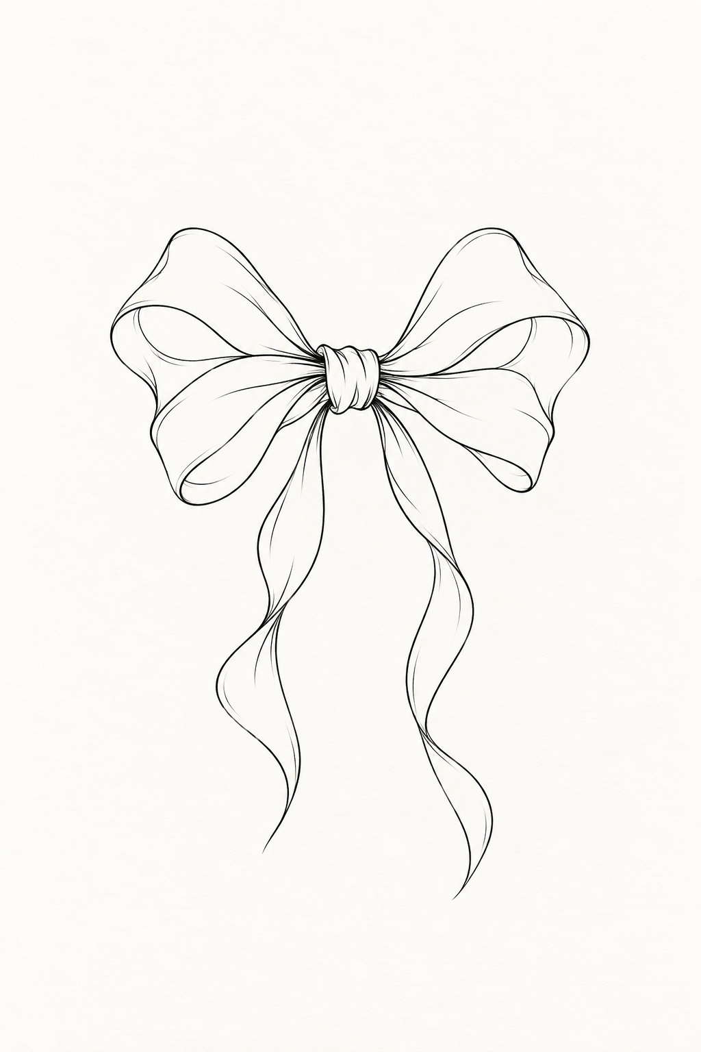 minimalist bow tattoos at the collarbone