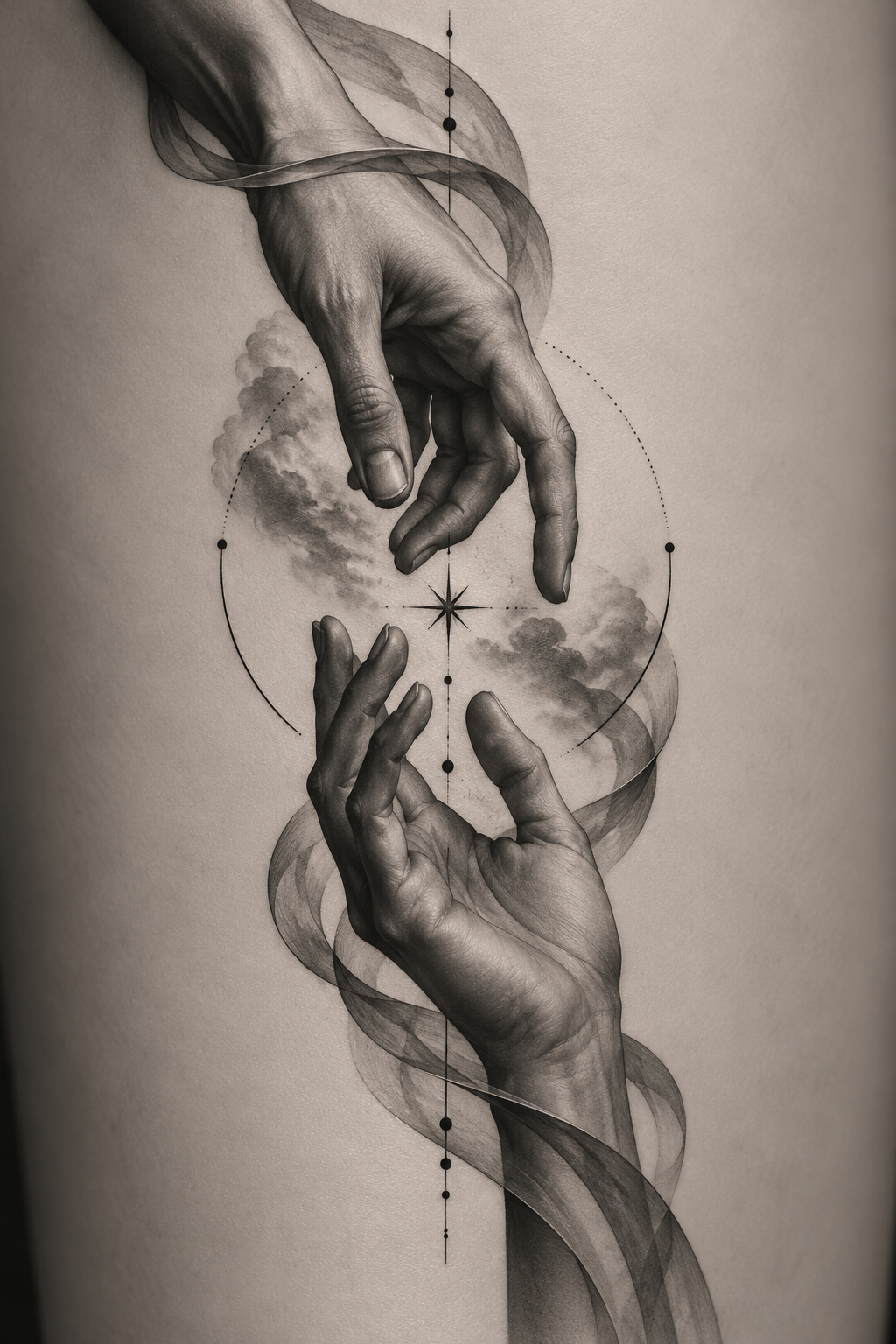 Delicate Floral Stem minimalist tattoo for women idea