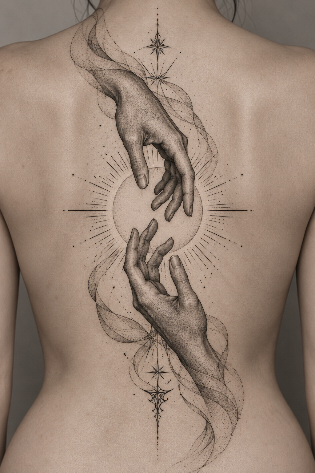 Fine-Line Feather minimalist tattoo for women idea