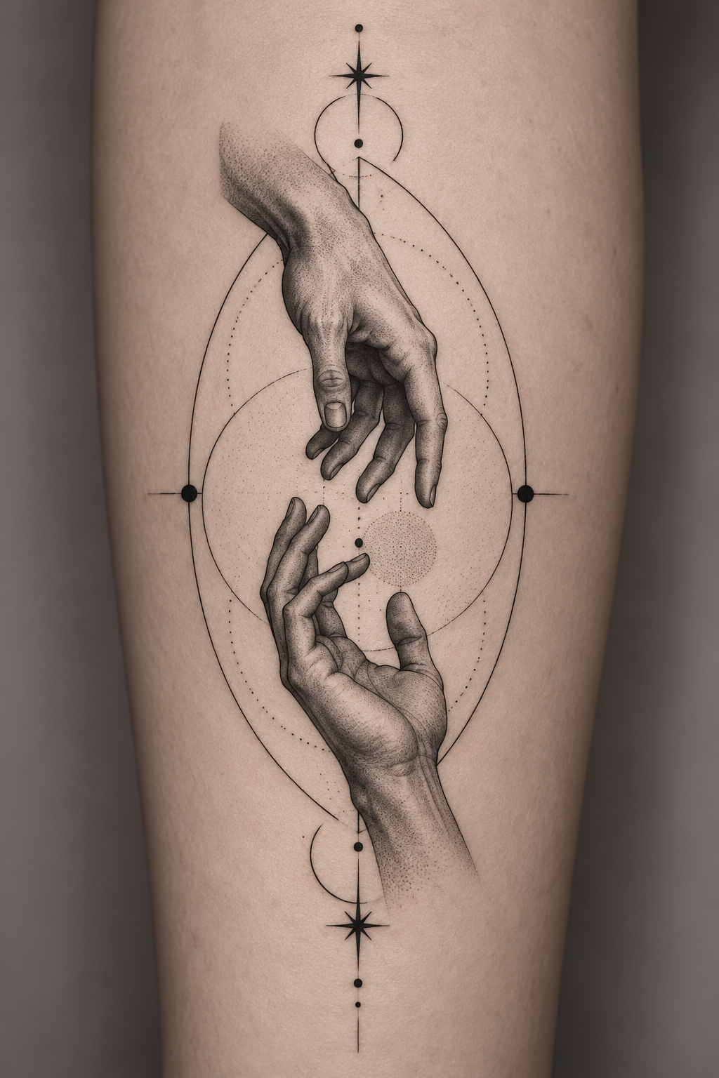 Tiny Bee minimalist tattoo for women idea