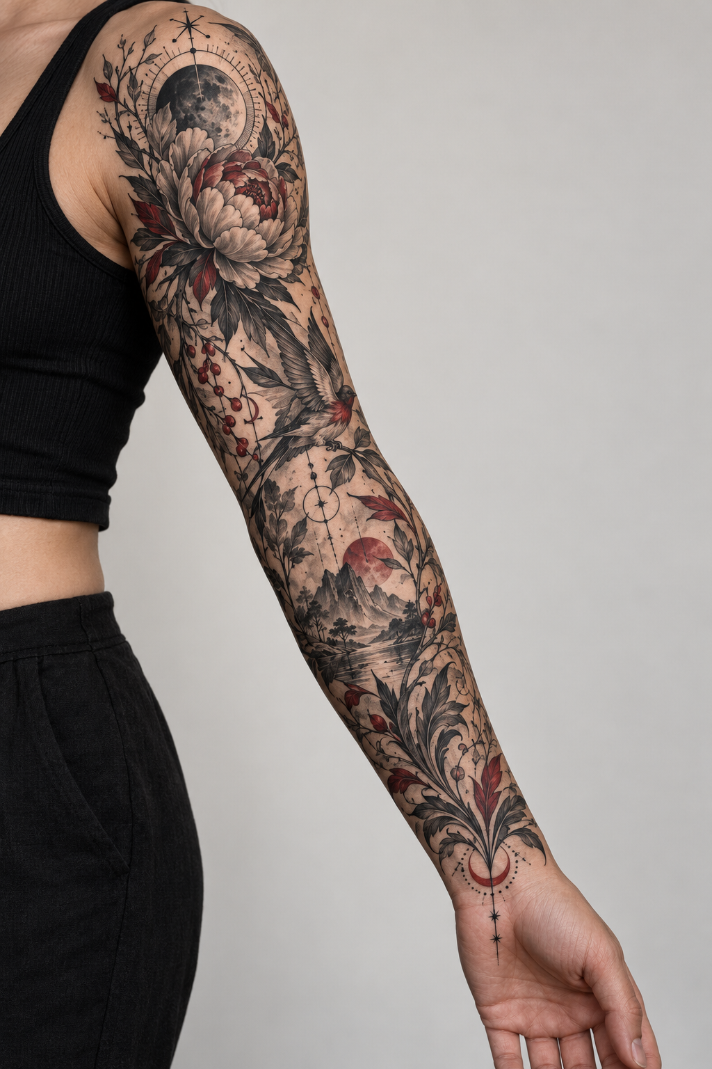 Sleeve tattoo idea 15