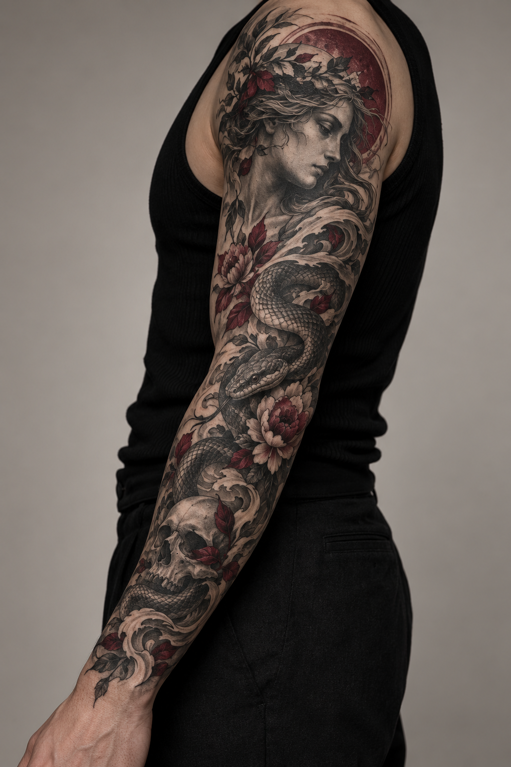 Sleeve tattoo idea 16