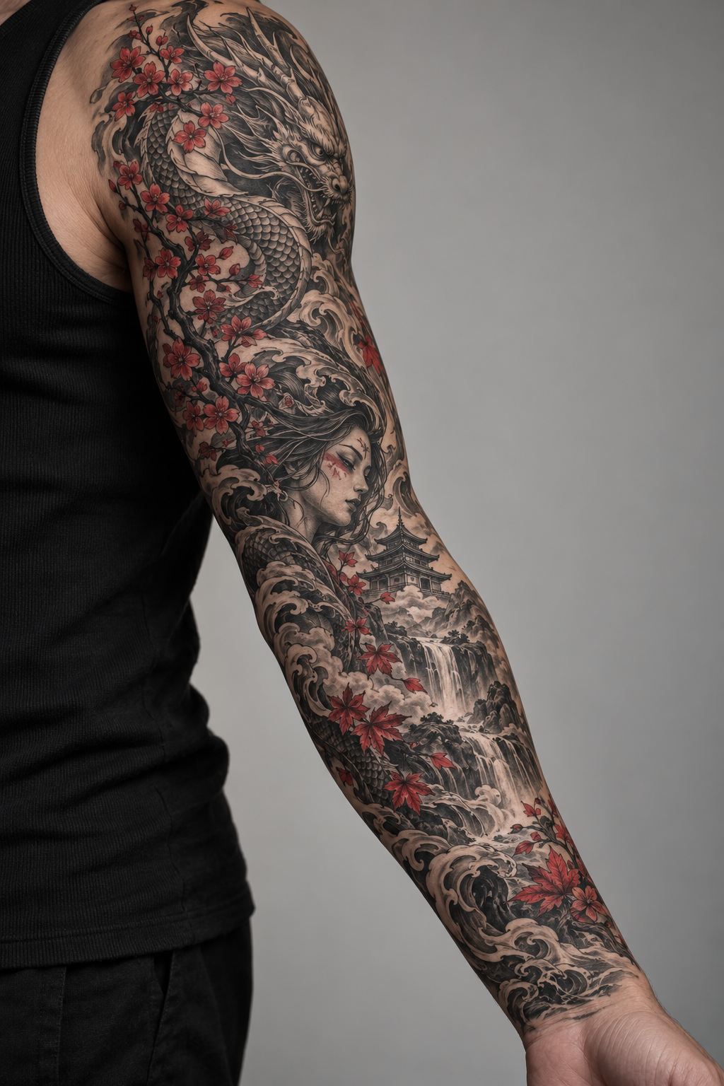 Sleeve tattoo idea 18