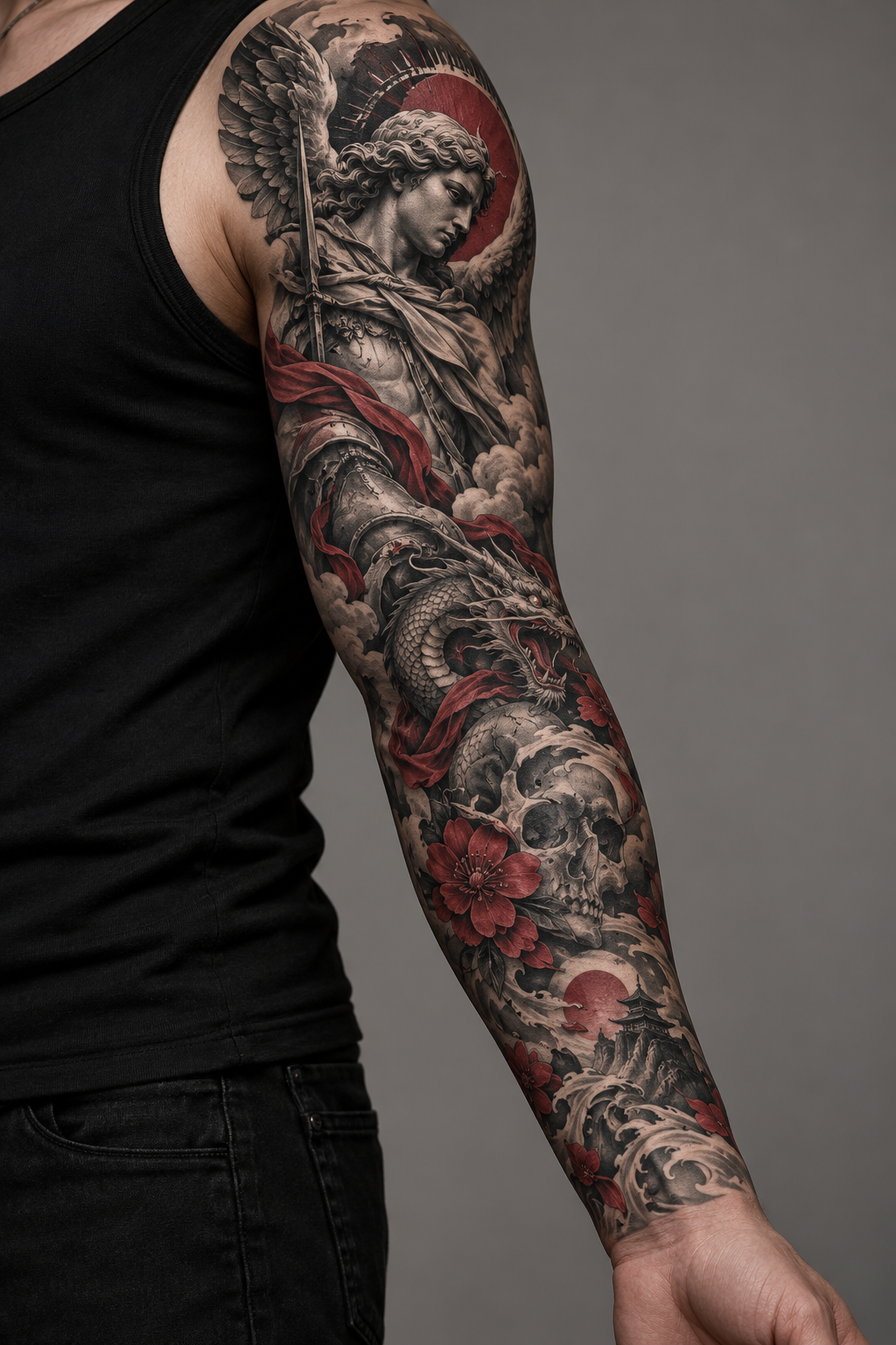 Sleeve tattoo idea 19