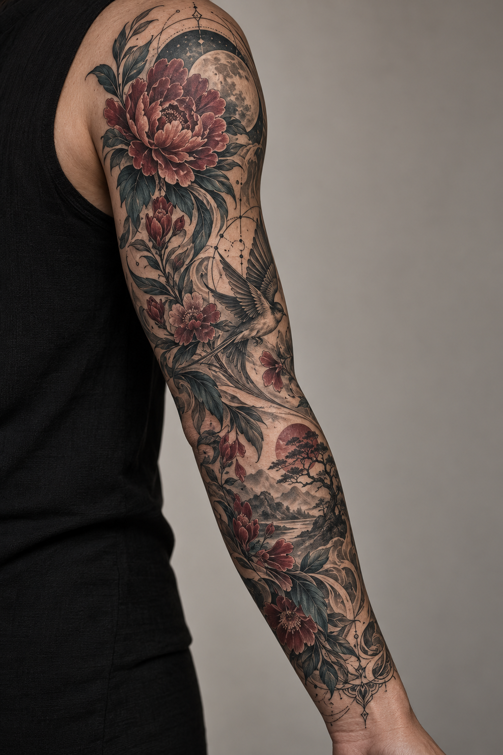 Sleeve tattoo idea 21