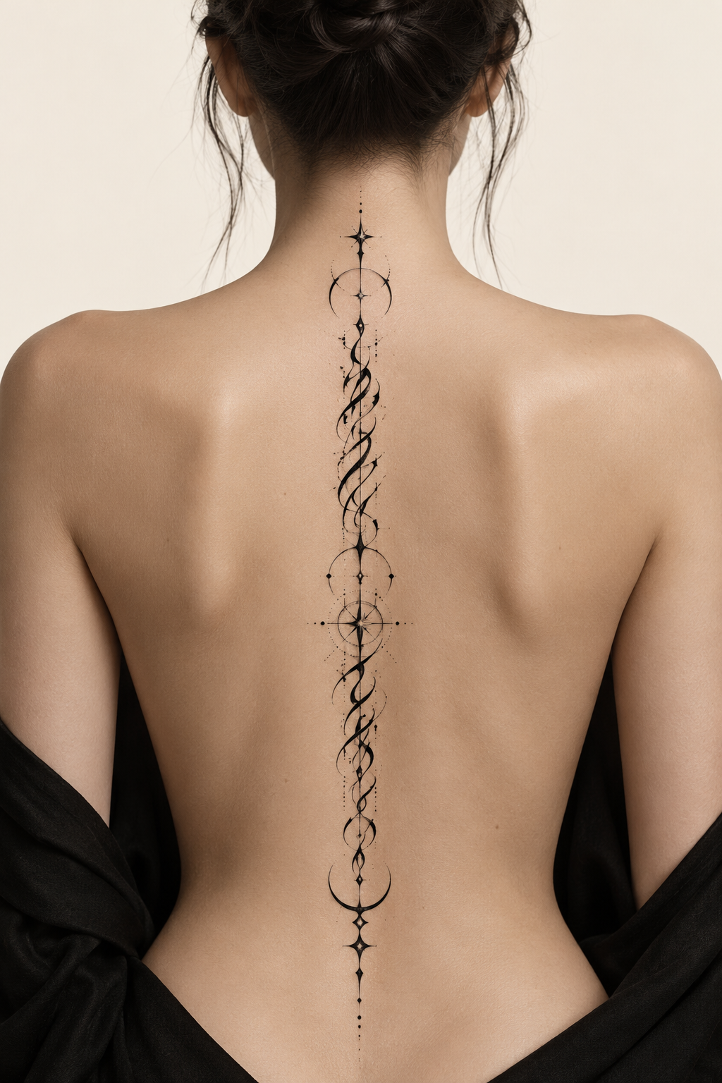 spine placement scripture tattoo ideas concept