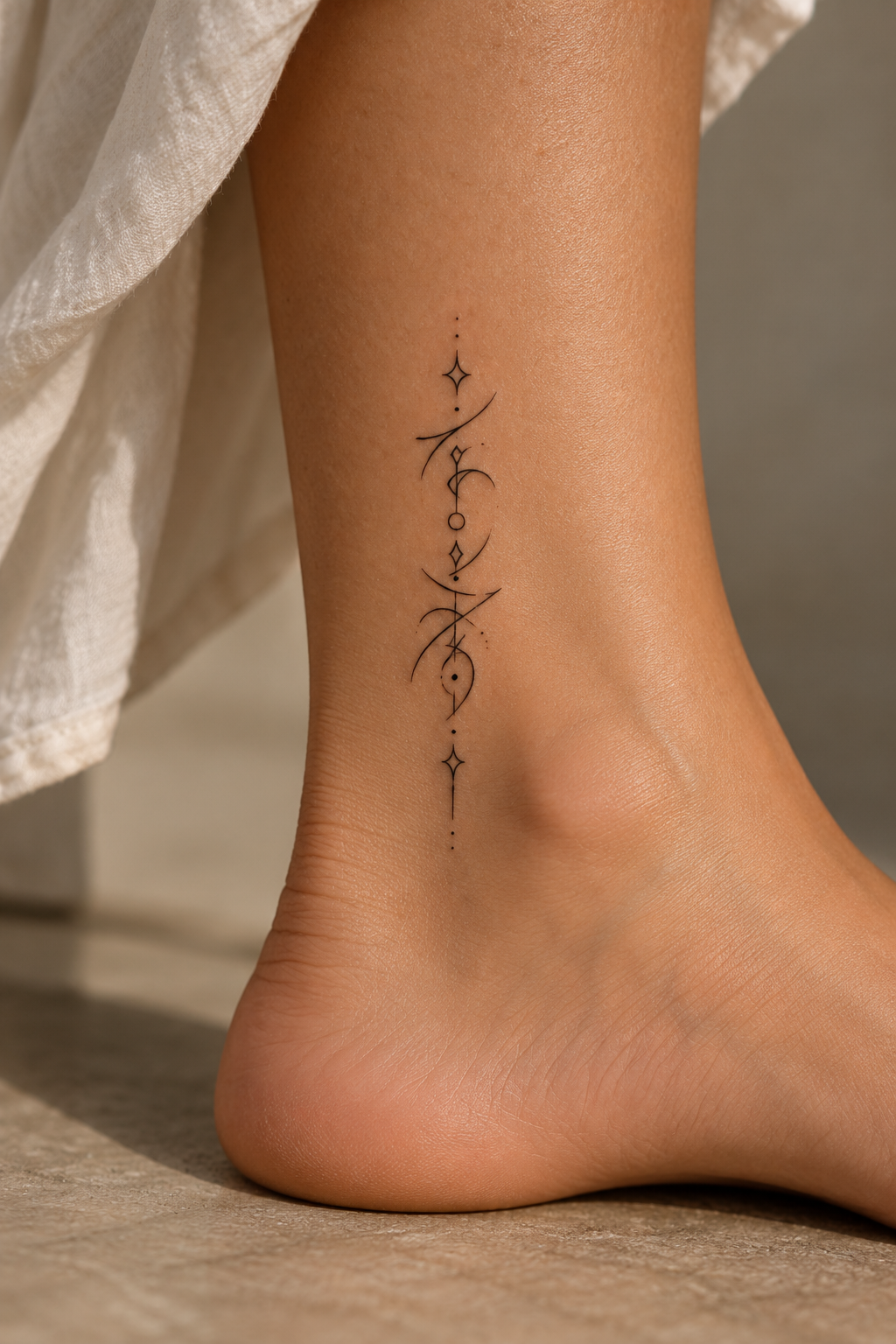 small ankle scripture scripture tattoo ideas concept