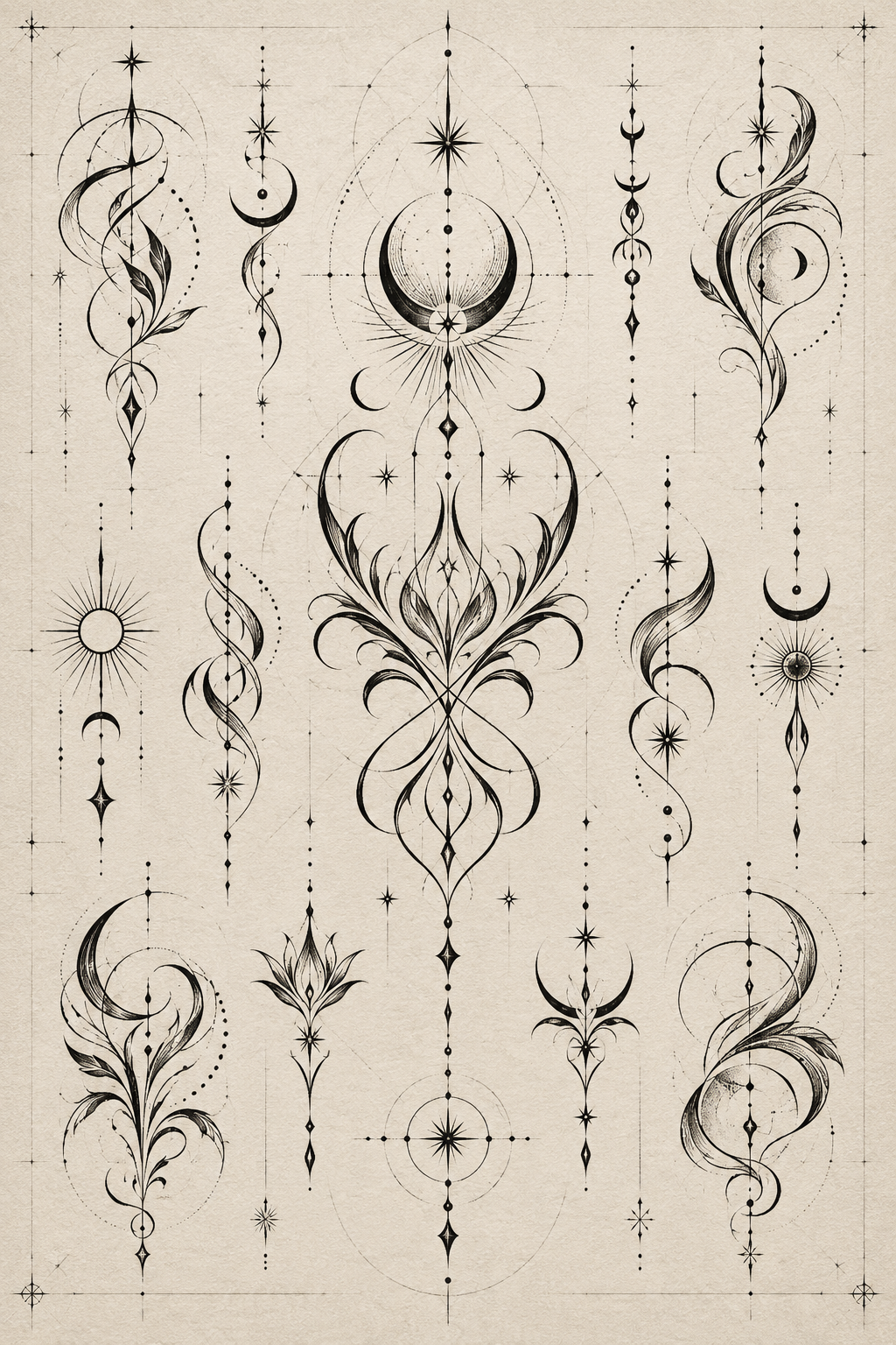 fine script on the thigh scripture tattoo ideas concept