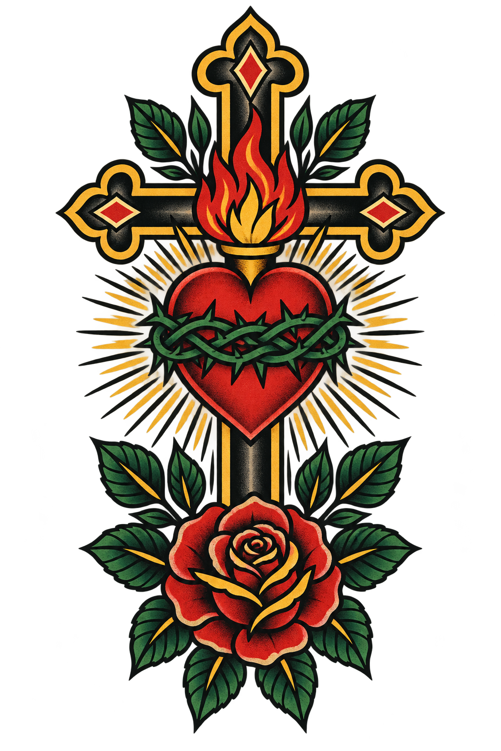Crown-of-thorns-Christian-tattoo-concept