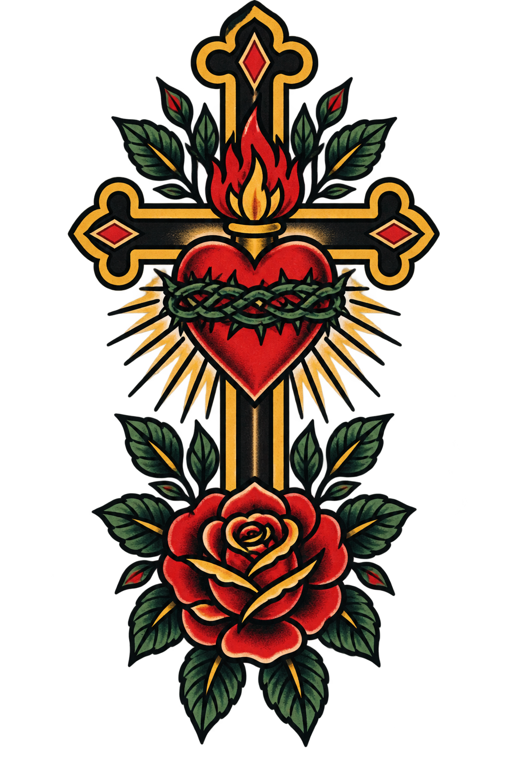 Forearm-cross-Christian-tattoo-concept