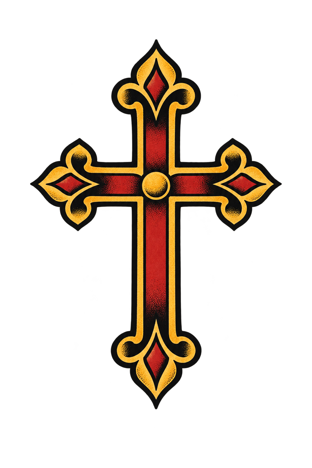 Small-traditional-cross-Christian-tattoo-concept