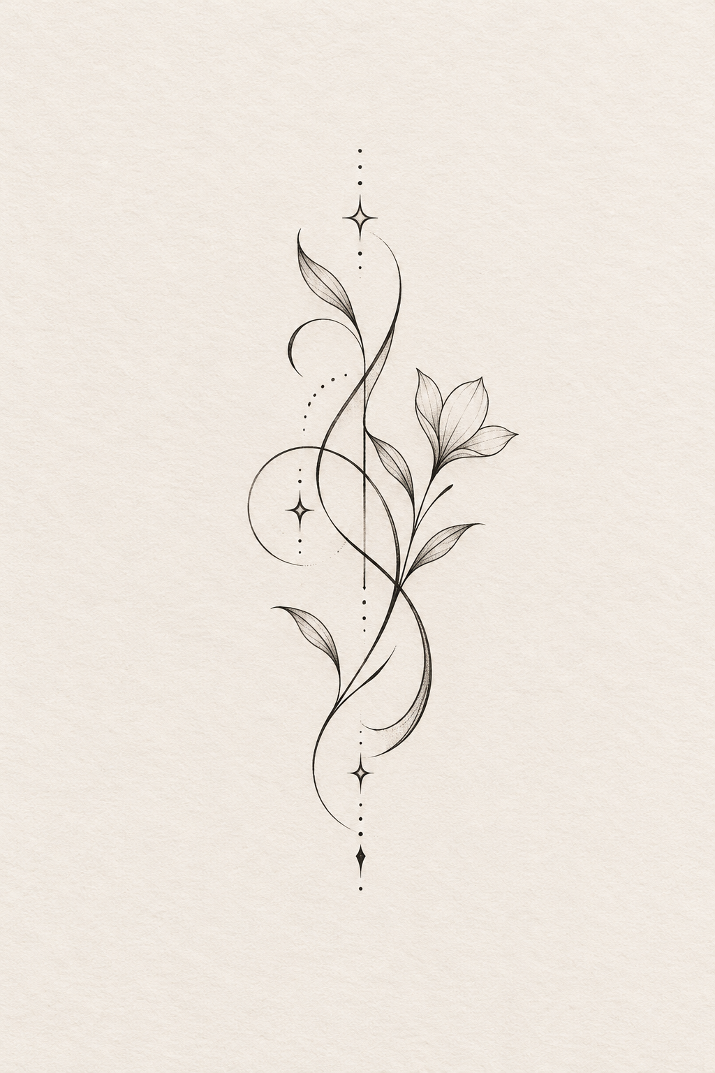 Meaningful initials small tattoos for women illustration