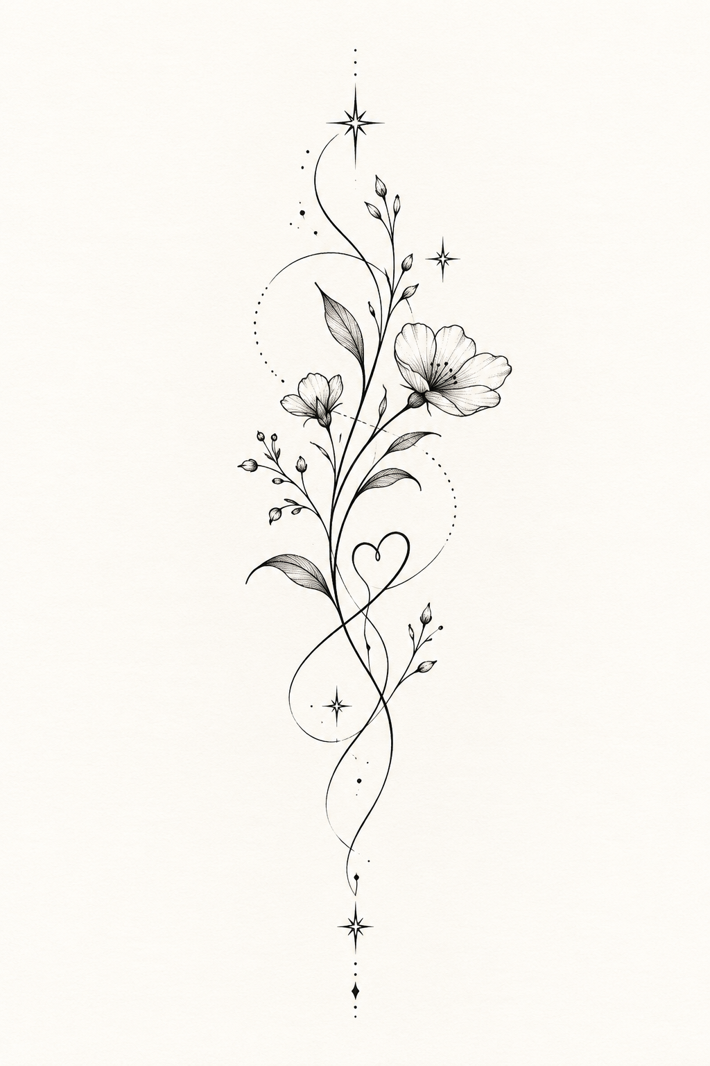 Tiny meaningful words small tattoos for women illustration
