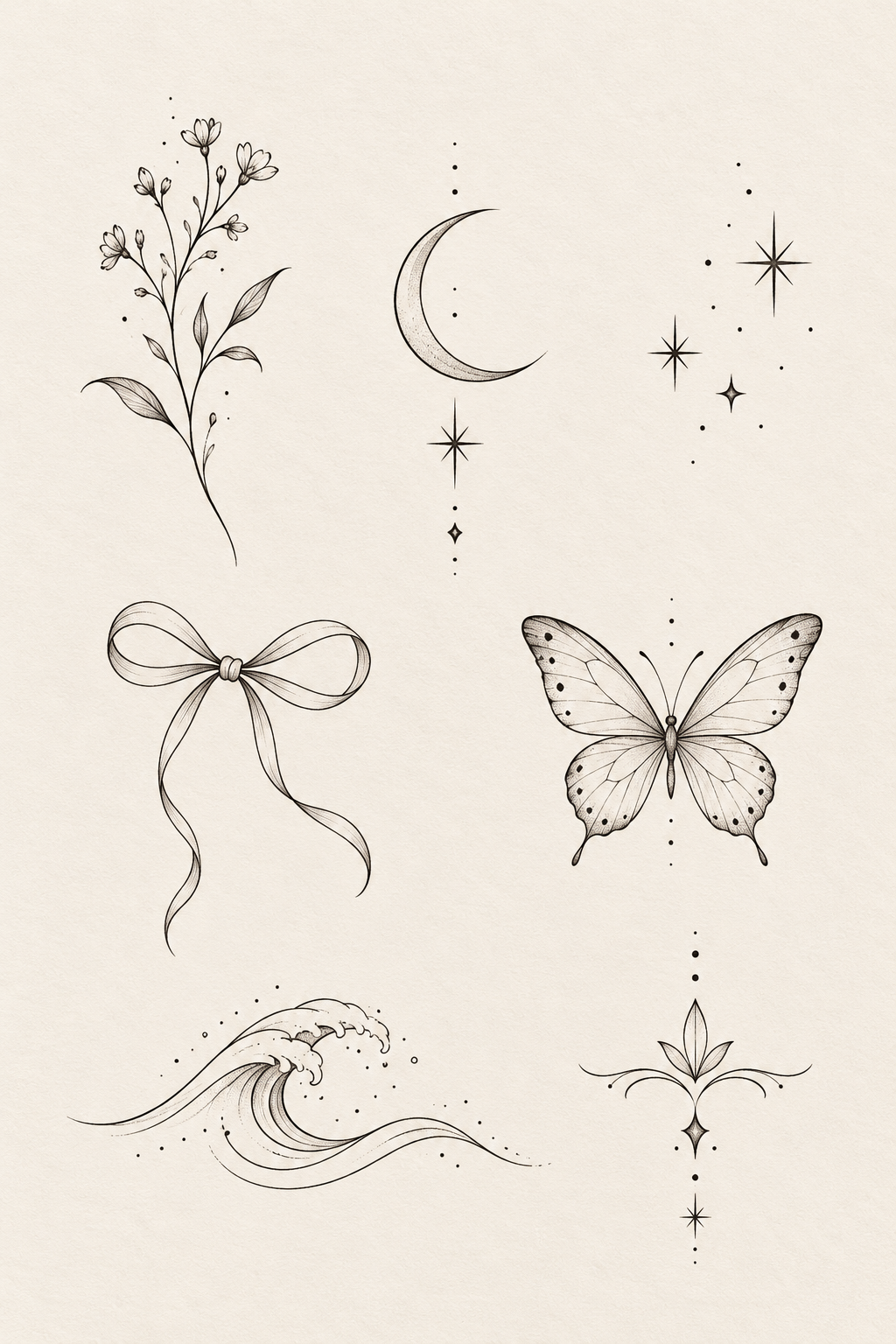 Small placement-friendly designs small tattoos for women illustration