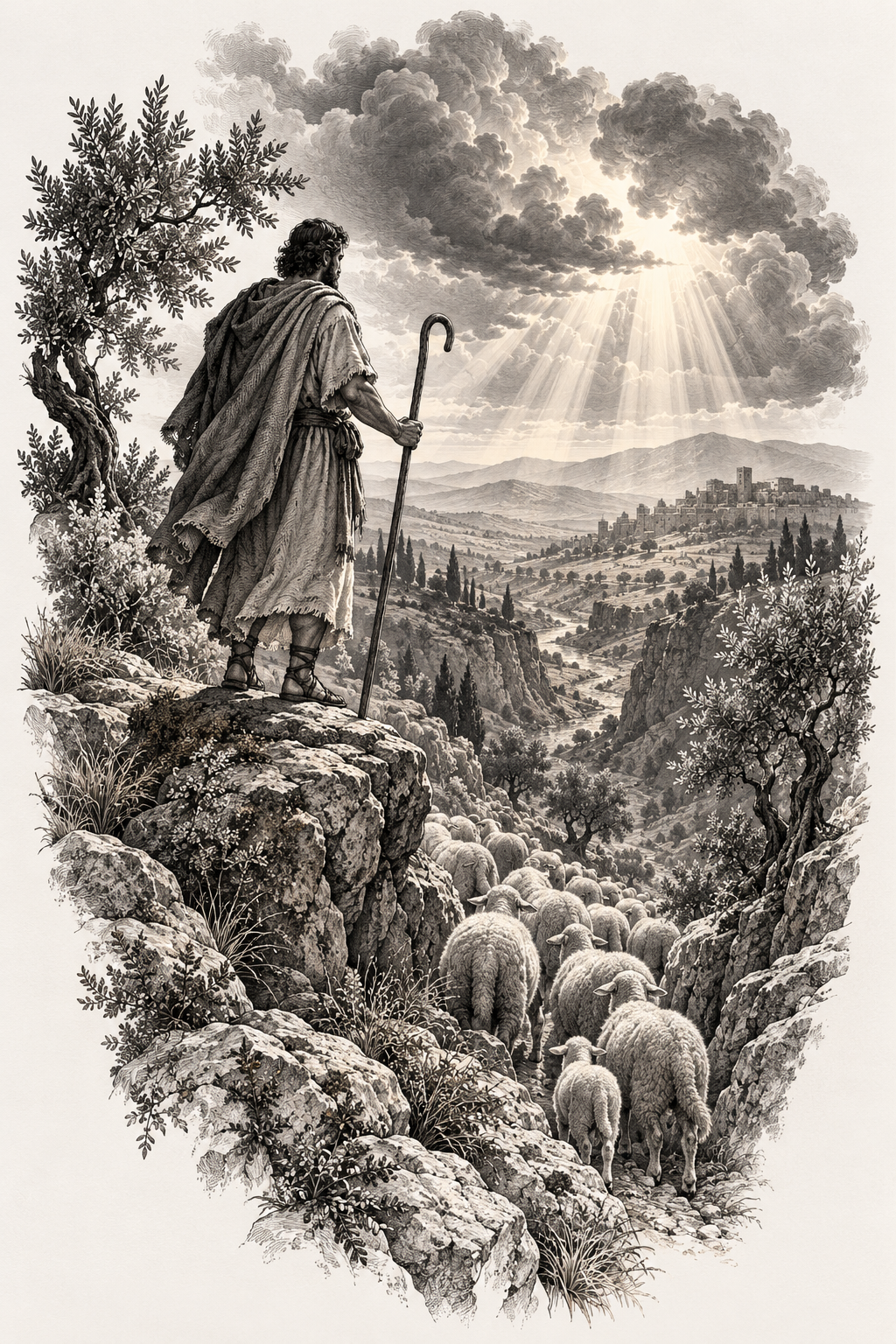 engraving inspired biblical tattoo featured concept