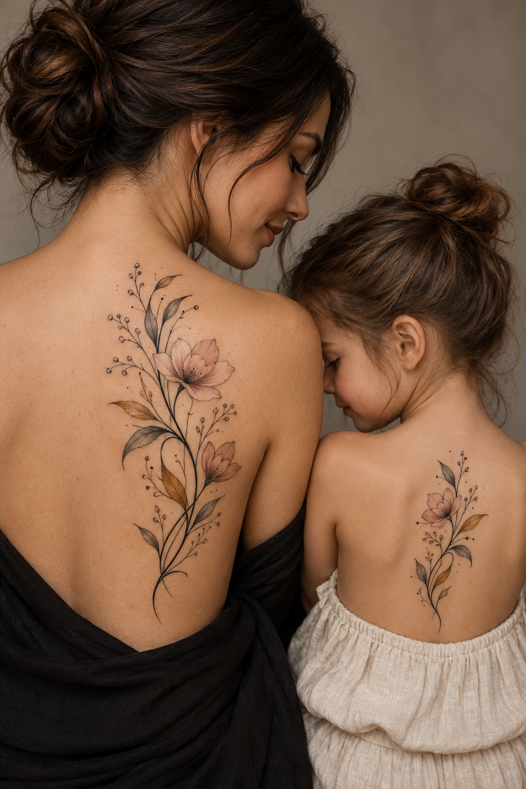 Heartbeat inner wrist mother and daughter tattoo idea