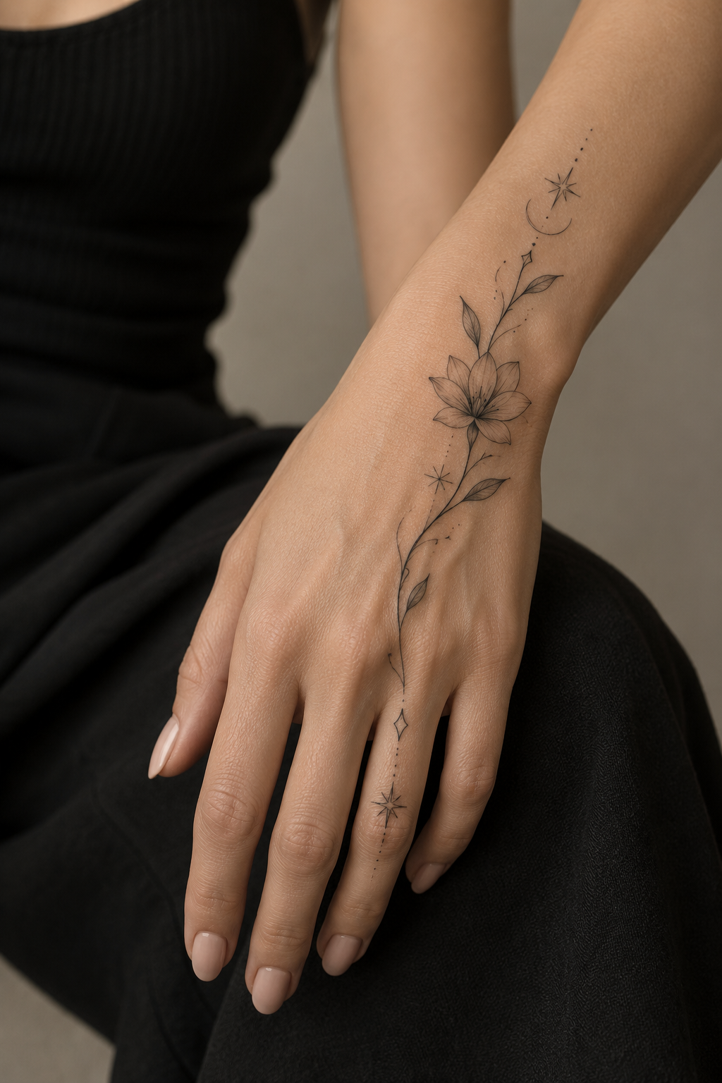 Delicate hand tattoos for women direction 4 for women