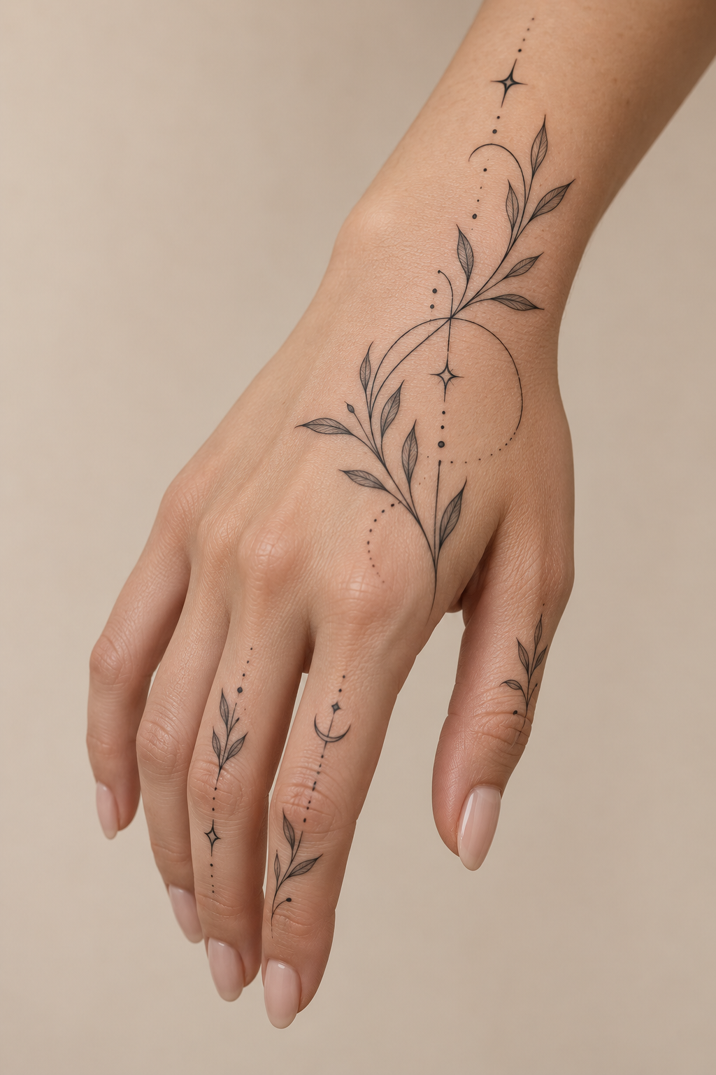 Delicate hand tattoos for women direction 6 for women