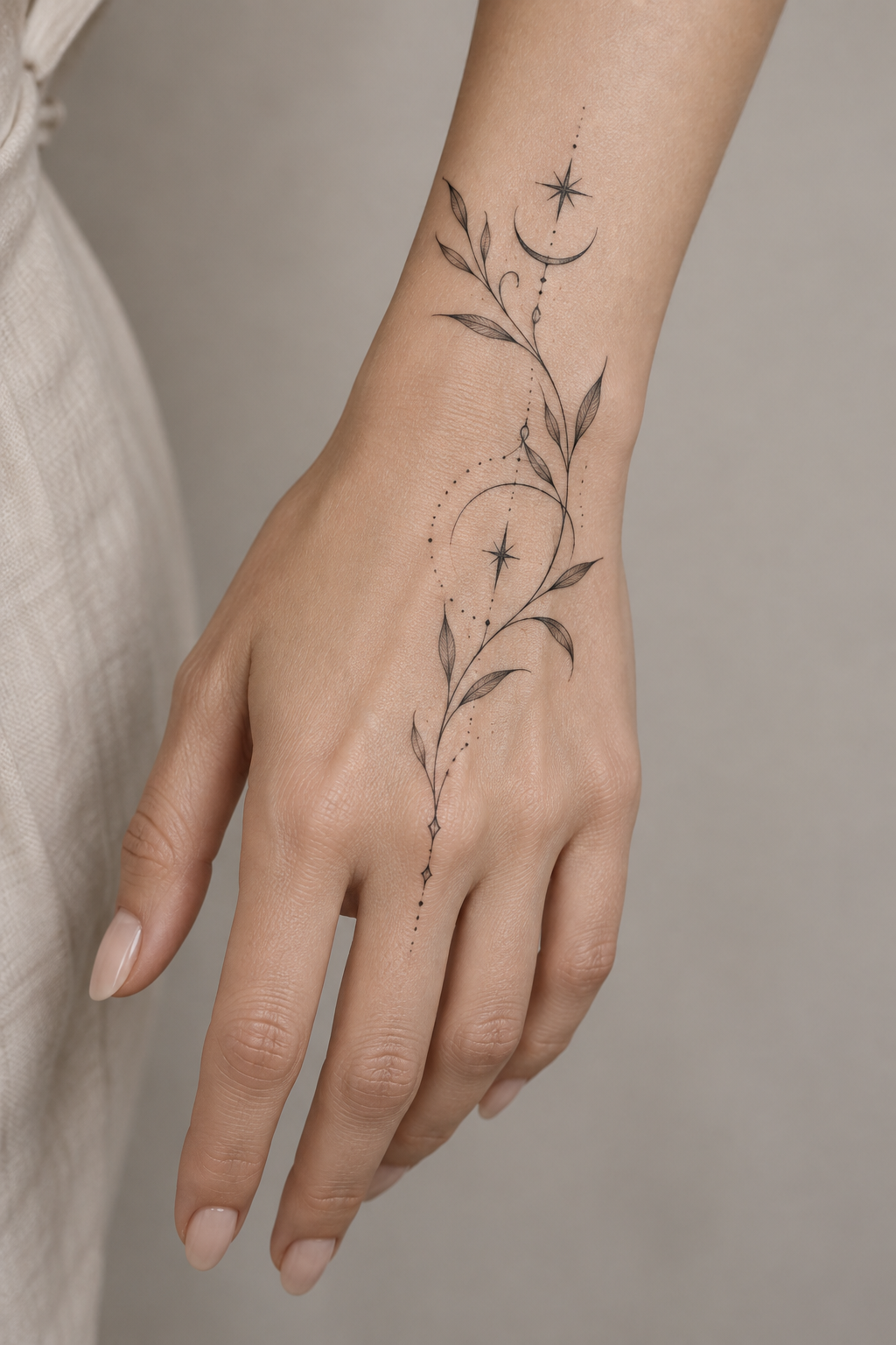 Delicate hand tattoos for women direction 7 for women