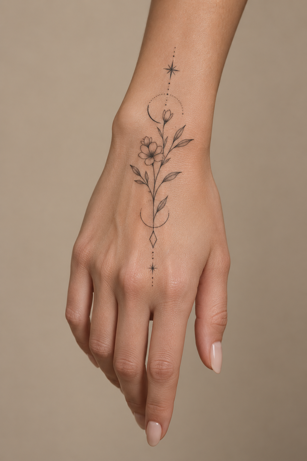 Delicate hand tattoos for women direction 9 for women