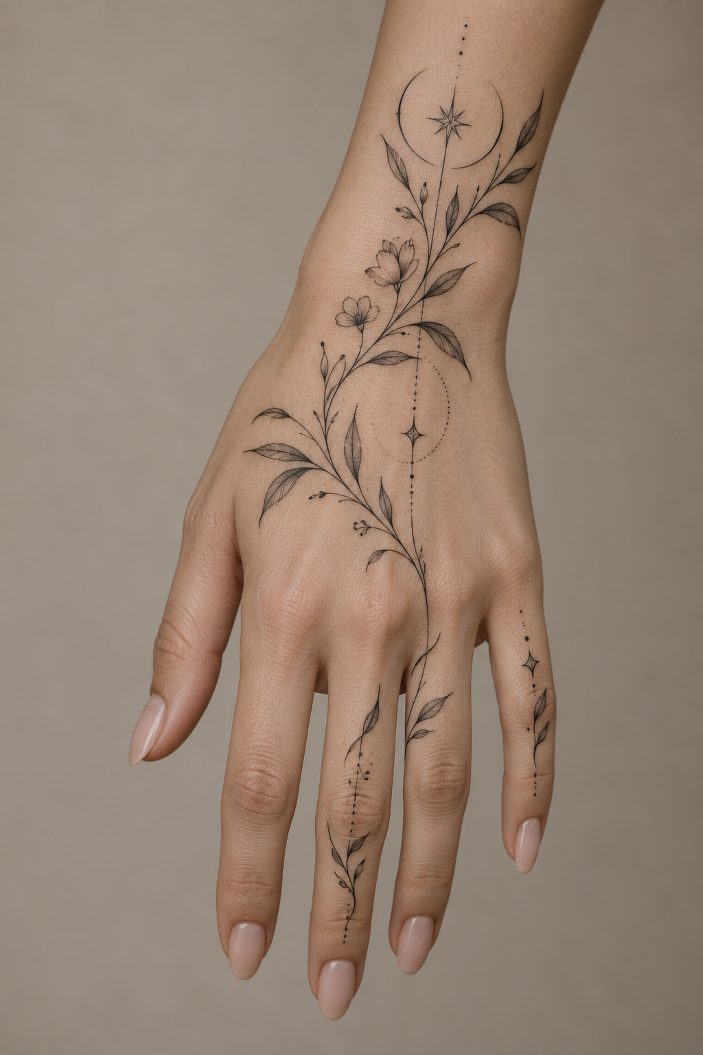 Delicate hand tattoos for women direction 10 for women